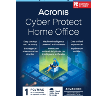 Acronis Cyber Protect Home Office Advanced – 1-Year / 1-Device