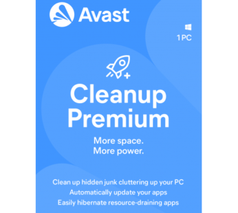 Avast Cleanup Premium – 2-Year / 1-PC