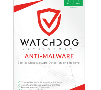 Watchdog Anti-Malware – 1-Year / 1-PC