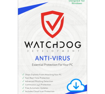 Watchdog Anti-Virus – 1-Year / 3-PC